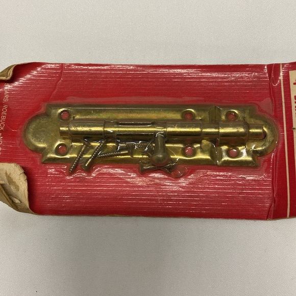 (2) New in Packaging BRASS DOOR BOLT LOCKS Home Protection - Picture 6 of 6